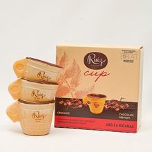 Ruiz Cup - Casquinha Crocante com Chocolate - 06 xícaras