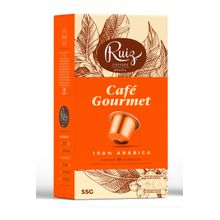 Café Ruiz Gourmet - 100% Arábica - 10 Cápsulas