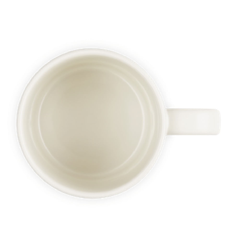 CANECA LE CREUSET JARDIN 200ML EM CERAMICA COM RELEVO MERINGUE 80041207160003
