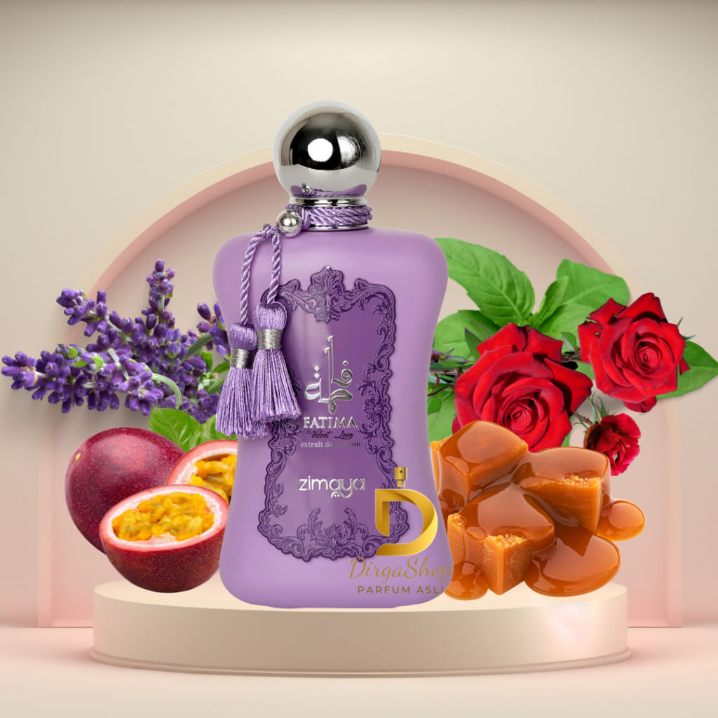 Zimaya Fatima Velvet Love Afnan Extrait de Parfum Feminino 100ml
