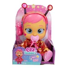 Boneca Cry Babies Stars Lady Chora C/ Sons e Lágrimas de Verdade -  C/ Olhos Brilhantes - Multikids