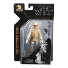 Boneco Star Wars Figura Black Series Luke Skywalker ( Hoth) Articulado 15 cm  Hasbro