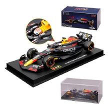 Miniatura Metal 1/43 C/ Piloto Caixa Acrilica Formula 1 Red Bull Racing MV1 RB20 Max Verstappen– Burago