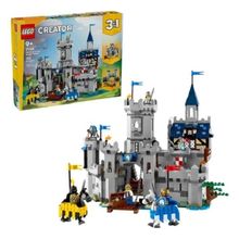 Lego 31168 Creator 3 em1 - Castelo Medieval Com Rei e Cavaleiros –  1371 peças
