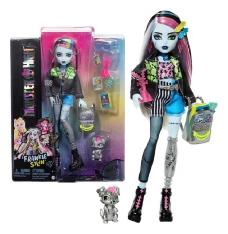 Monster High Core Boneca Frankie Stein 25 Cm Novo Visual Com