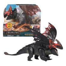 Como Treinar O Seu Dragão O Filme – Dragao Volcano Luxo Titan Morte Vermelha 58 Cm Com Som - Sunny