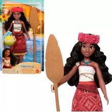 Moana Filme 2 - Boneca Moana Musical Princesa Disney 28 Cm C/ Acessórios  - Som Canta Portugues e Ingles  – Mattel