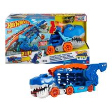 Hot Wheels City Caminhão Pista Transportador Lançador T-Rex Ultimate C/ Som e Luz – Mattel