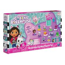 Gabby's Dollhouse Netflix - Conjunto 12 Mini Bonecos Meow-mazing -  Caixa Vira Cenário Sala  - Sunny