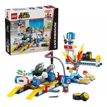 Lego 72035 Super Mario - Mario Kart Garagem Pit Stop Toad – 390 peças