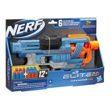 Nerf Elite 2.0 Commander RD-6  - Tambor Giratório, Lançamento  Rápido - Hasbro