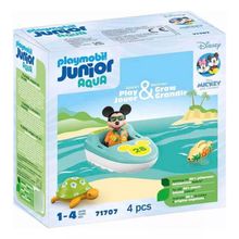 Playmobil Junior Aqua Disney Tour De Barco Com O Mickey – 4 peças