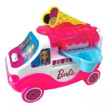 Barbie Caminhão de Sorvete  – Faz sorvete de Verdade - Fun