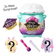 Magic Mixies  Caldeirão Mixlings Twin Serie 2- Com Varinha e 2 Figuras  - Candide
