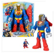 Imaginext Superman Figura Insider E Robo Exoesqueleto 30 Cm – C/ Som, Luz e Lança Projeteis - Mattel