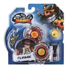 Pião Com Lançador De Batalha Infinity Nado Splitting Combat System - Flame - Candide