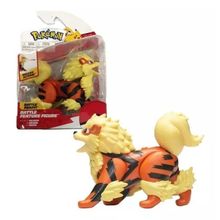 Pokémon Deluxe Action Battle Feature - Arcanine 10 Cm Articulado  - Sunny