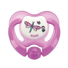 Chupeta Kuka Lovely Bico Ortodôntico Nº2 6+ Meses Rosa 1 Unidade