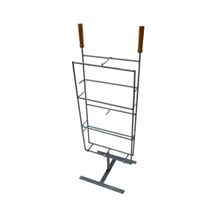 Espeto Costela Costelão Fogo Chão Base Giratória 104x35cm