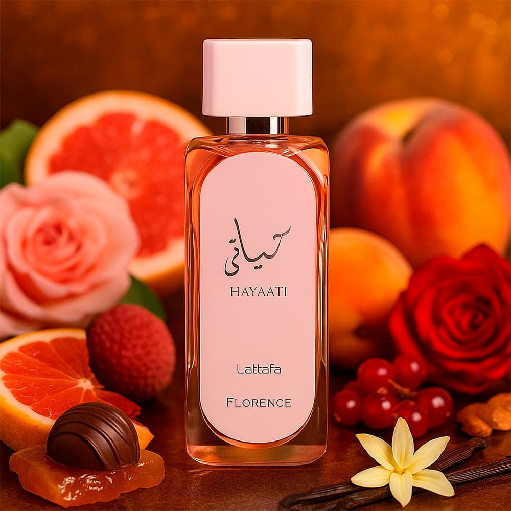 Lattafa Hayaati Florence Eau de Parfum - Perfume Feminino 100ml