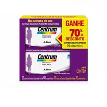 Centrum Essentials Mulher 60 Comprimidos + Centrum Essentials Mulher 30 Comprimidos