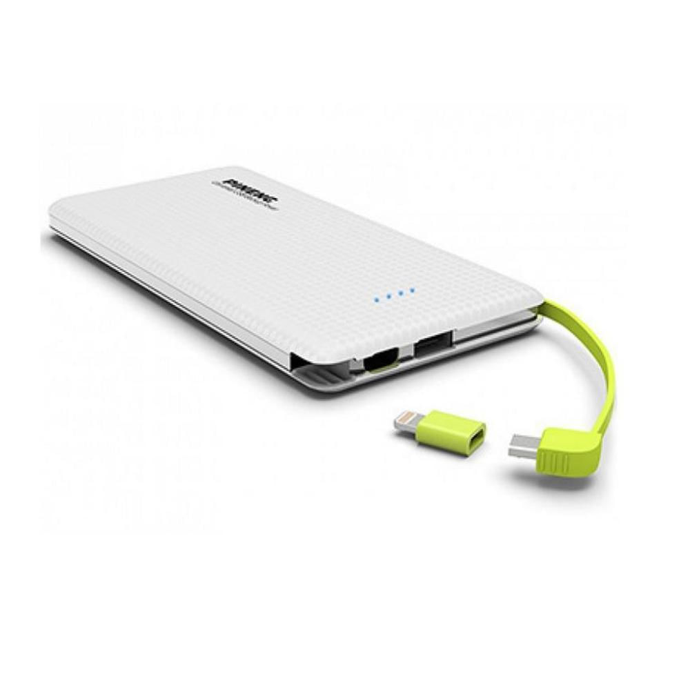 Power Bank Bateria Extra Portátil 10.000mah Pn-951 Branca