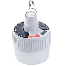 Lâmpada De Emergência Portatil Solar C/ Bateria Para Acampamento Pesca