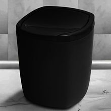 Lixeira de Banheiro 7L Preta - Top Line