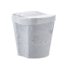 Lixeira de Pia 3 Litros Mármore Cinza Claro762-X - Top Line
