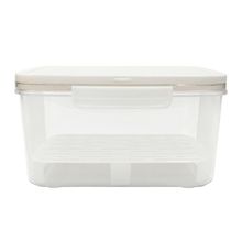 Pote Hermético para Alimentos Retangular Branco - Quanhe