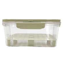 Pote Hermético para Alimentos Retangular Verde - Quanhe