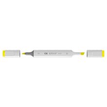 Caneta Graf Duo Marcador Artístico 2 Pontas Yellow - Sertic