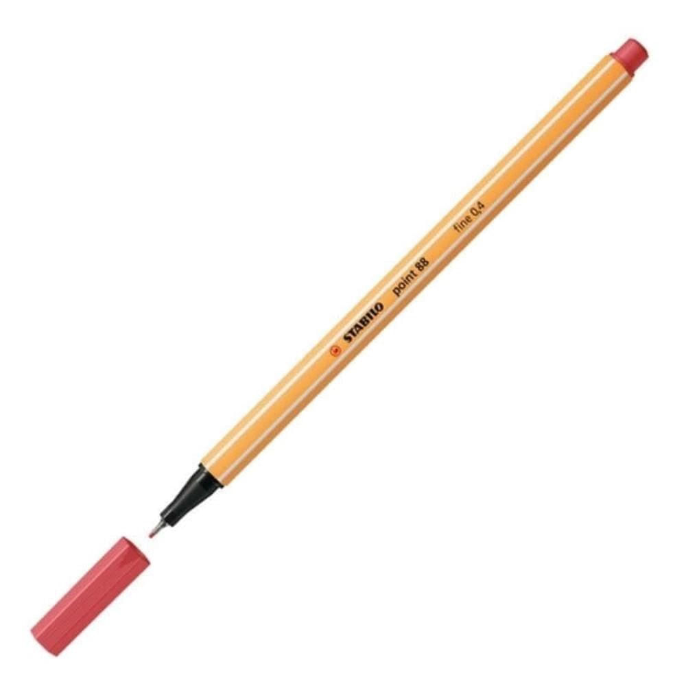 Caneta Hidrográfica Point 88/47 Vermelho Ferruge - Stabilo