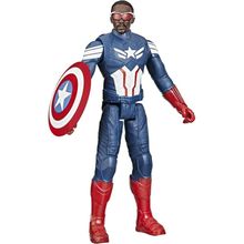 Boneco Marvel Capitão América Sam Wilson 29cm F9276 Hasbro
