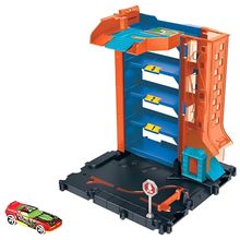 Estacionamento Hot Wheels City com 01 Carrinho HDR28- Mattel