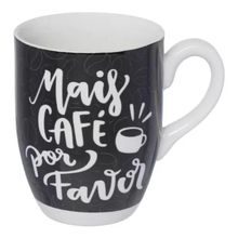 Caneca de Porcelana Mais Café 350 ml CANC116 - Hauskraft