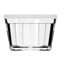 Tigela Americano 350ml com Tampa Branca - Nadir