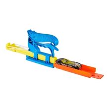 Lançador de Bolso Hot Wheels Azul com Carrinho - Mattel