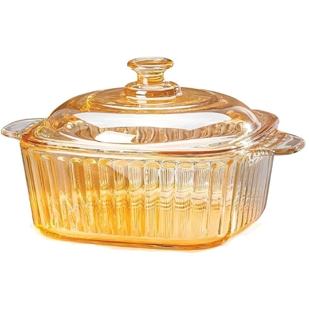 Terrina/Tigela Quadrada com Tampa 1 Litro N249063-7 - Quanhe