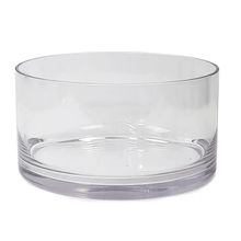 Vaso Redondo Floreira Terrario Cilindro em Vidro Suculentas, Arranjos 24x20cm