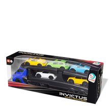 Cegonheira Invictus Super com 5 Carrinhos 1058 - Cardoso toys