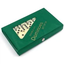 Dominó com Estojo de PVC Verde N234568-7 - Quanhe