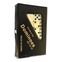Dominó com Estojo de PVC Preto N234568-7 - Quanhe