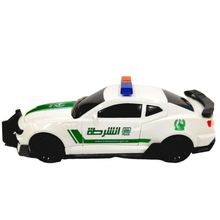 Carrinho de Plástico com Motor a Pilha Branco - Quanhe