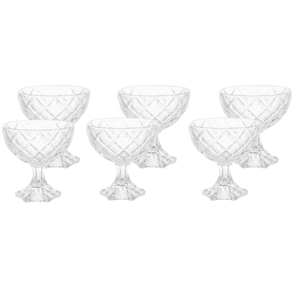 Conjunto de Taças para Sobremesa 150ml 6 Peças - Quanhe