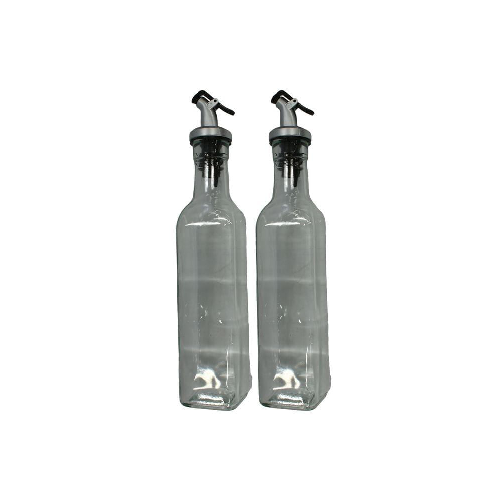 Conjunto Galheteiros 2 Peças em Vidro 250ml 2450519 - Quanhe