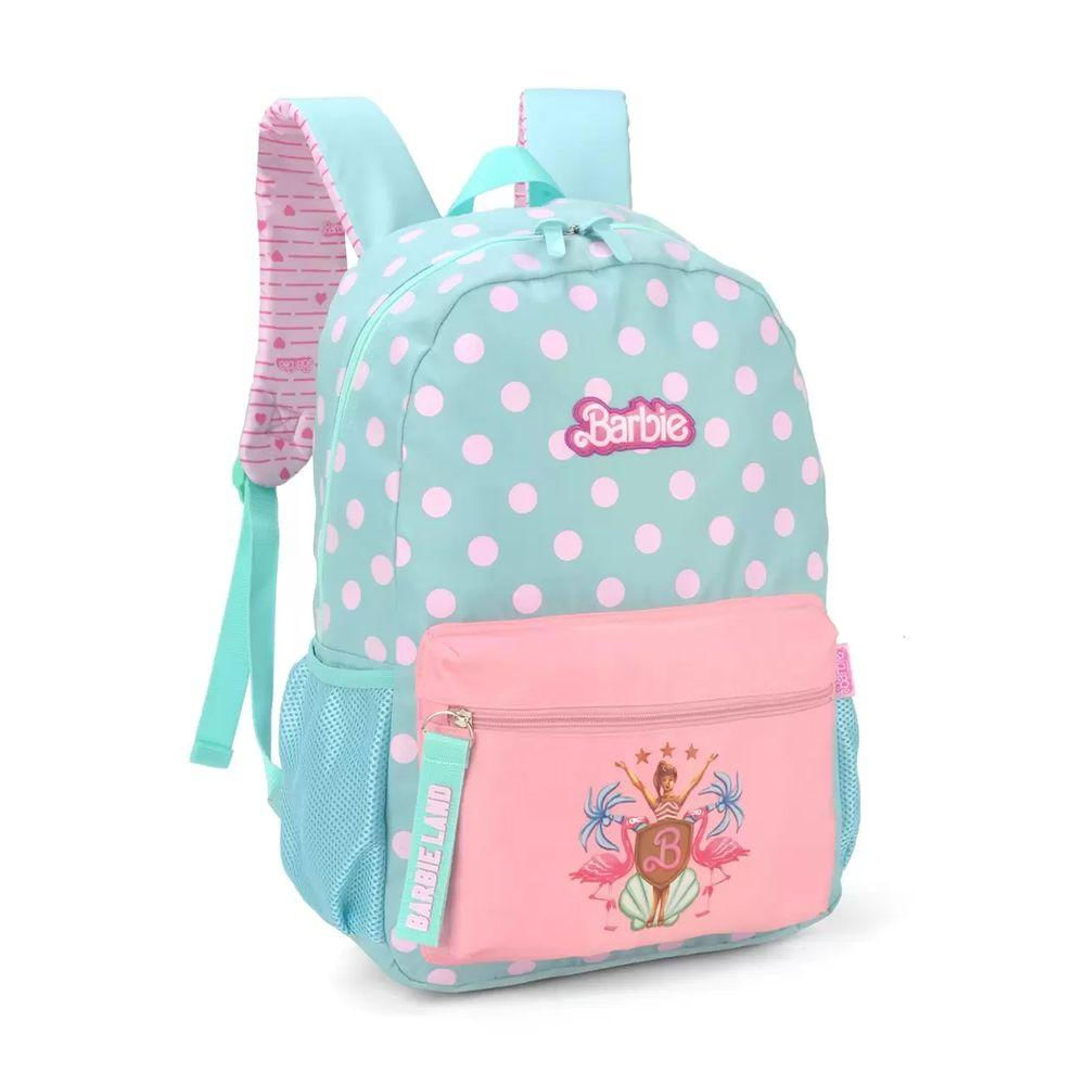 MOCHILA JUVENIL FEMININA BARBIE MOVIE VERDE AGUA MS46806BB-VD MAXLOG