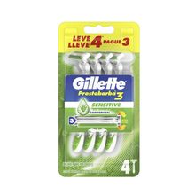 Aparelho De Barbear Gillette Prestobarba 3 Sensitive 4 Unidades
