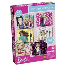 Jogo Memória da Barbie 54 Cartas 4171 - Grow