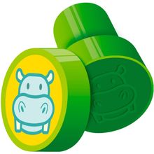 Carimbo Cis Stamp Animais Hipopótamo Verde - Cis